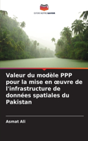 Valeur du modèle PPP pour la mise en oeuvre de l'infrastructure de données spatiales du Pakistan