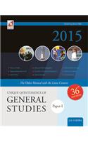 Unique Quintessence Of General Studies (Paper - 1) 2015