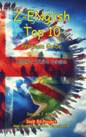 Z-ENglish Top 10 Program Guide - Black and White