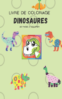 Livre de coloriages Dinosaures: 50 pages à colorier