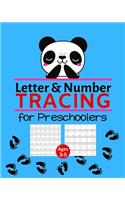 Letter & Number Tracing Book for Preschoolers