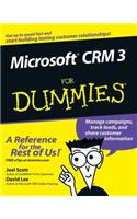 Microsoft CRM 3 For Dummies