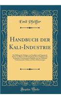Handbuch Der Kali-Industrie: Die Bildung Der Salzlager Von Straï¿½furt Und Umgegend, Sowie Von Ralusz Und Beschreibung Dieser Salzlager; Die Technische Gewinnung Der Ralisalze Aus Den Natï¿½rlich Vorkommenden Galzen Mit Ihren Rebenzweigen (Classic