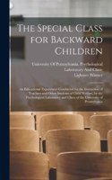 Special Class for Backward Children