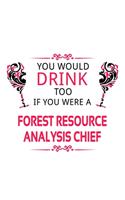 You Would Drink Too If You Were A Forest Resource Analysis Chief