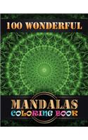 100 Wonderful Mandalas Coloring Book