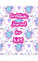 Gratitude Journal for Kids: 5-Minute Daily Diary of Positivity with Cute Unicorn Matte Cover Design Notebook Prompts to Write In Per Day - Perfect Gift for Girls, Boys, Teens, 