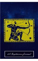 A Sagittarius Journal: The Blank Journal Notebook and Composition Book for People Born Under the Sign and Constellation of Sagittarius
