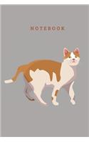 Cat Notebook: Blank Lined Notebook Cat Theme Cover