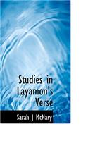 Studies in Layamon's Verse