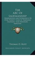 ABC of Salesmanship