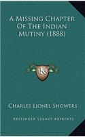 Missing Chapter of the Indian Mutiny (1888)