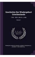 Geschichte Der Wiedergeburt Griechenlands