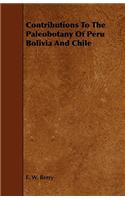 Contributions To The Paleobotany Of Peru Bolivia And Chile