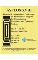 ASPLOS XV111 Eighteenth International Conference on Architectural Support for Programming Languages and Operating Systems