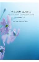 Wisdom Quotes (Volume 21)
