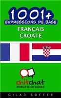 1001+ Expressions de Base Français - croate
