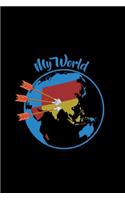 My world: 6x9 Archery - lined - ruled paper - notebook - notes