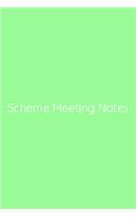 Scheme Meeting Notes Notebook
