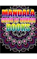 Mandala Color by Number Books: Kids and Adults