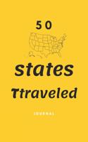 50 states traveled Journal