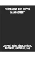Purchasing and Supply Management