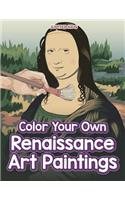 Color Your Own Renaissance Art Paintings