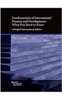 Fundamentals of International Finance and Development