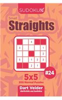 Sudoku Small Straights - 200 Normal Puzzles 5x5 (Volume 24)