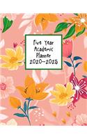 Five Year Academic Planner 2020-2025: Motivational Checklist Notebook - Helps To Keep Yourself Accountable Toward Your Objectives
