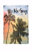 Palm Springs: California Christmas Notebook With Lined Wide Ruled Paper For Taking Notes. Stylish Desert Travel Journal Diary 8.5 x 11 Inch Soft Cover. For Home, 