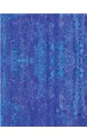 Notebook: Blue Marble Design Cover - Blank Journal / Sketch / Drawing Book - 8.5 X 11 Paper - Unlined Notebook / Journal - 100 Pages