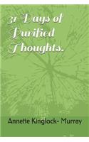 31 Days of Purified Thoughts.