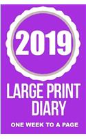 2019 Large Print Diary