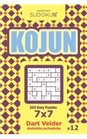 Sudoku Kojun - 200 Easy Puzzles 7x7 (Volume 12)