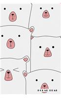 Polar Bear: Love Save Cute Arctic Animals Bullet Journal Dot Grid for Men, Women, Teen & Kids