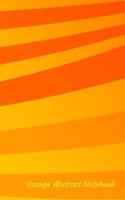 Orange Abstract Notebook