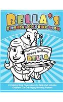 Bella's Birthday Coloring Book Kids Personalized Books