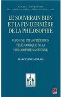 Le Souverain Bien Et La Fin Derniere de La Philosophie
