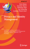 Privacy and Identity Management