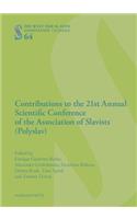 Contributions to the 21st Annual Scientific Conference of the Association of Slavists (Polyslav)