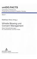 Whistle Blowing Und Concern Management