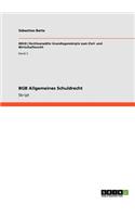 BGB Allgemeines Schuldrecht
