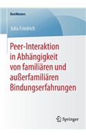 Peer-Interaktion in Abhängigkeit von familiären und außerfamiliären Bindungserfahrungen