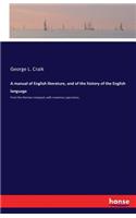manual of English literature, and of the history of the English language