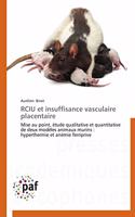 Rciu Et Insuffisance Vasculaire Placentaire