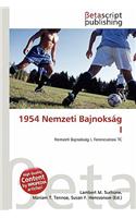 1954 Nemzeti Bajnoksag I: (English)