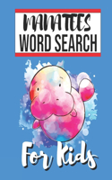 Manatees Word Search for Kids