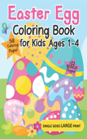 Easter Coloring Book for Kids Ages 1-4