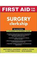 First Aid for the Surgery Clerkship